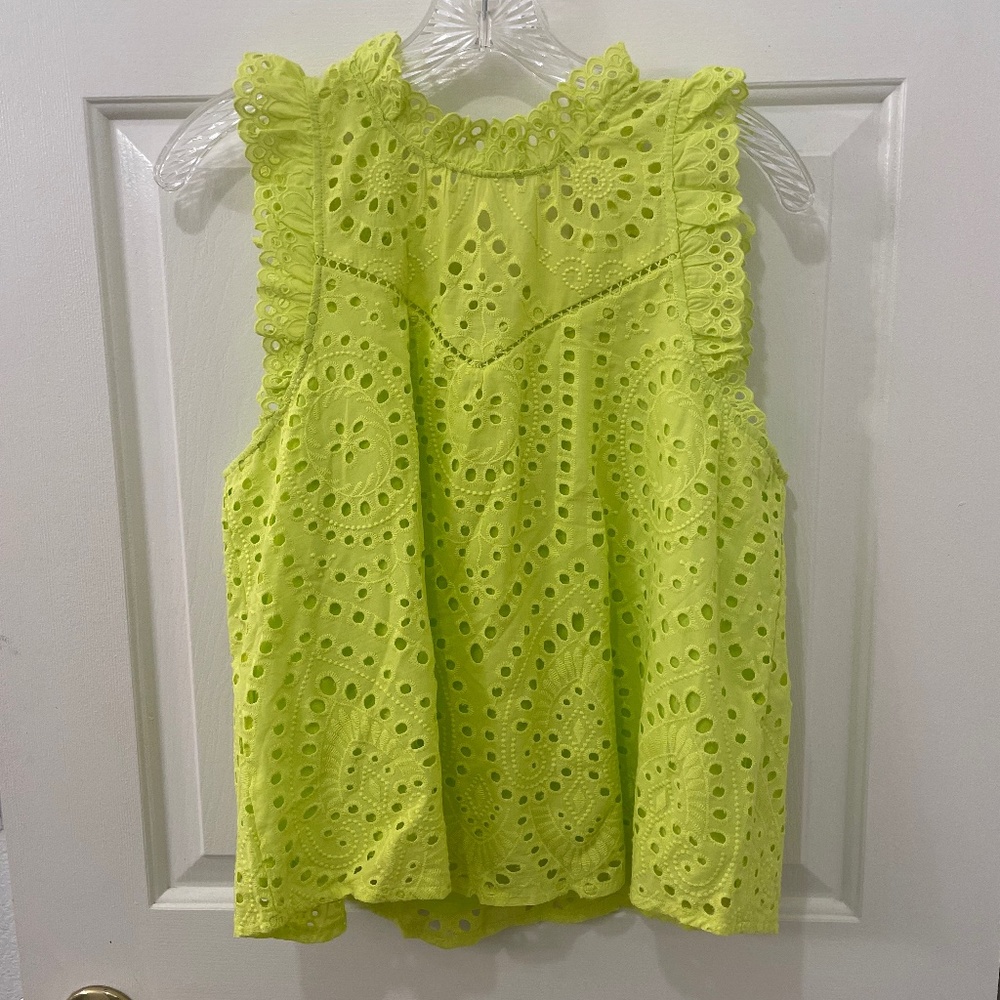 Eyelet top